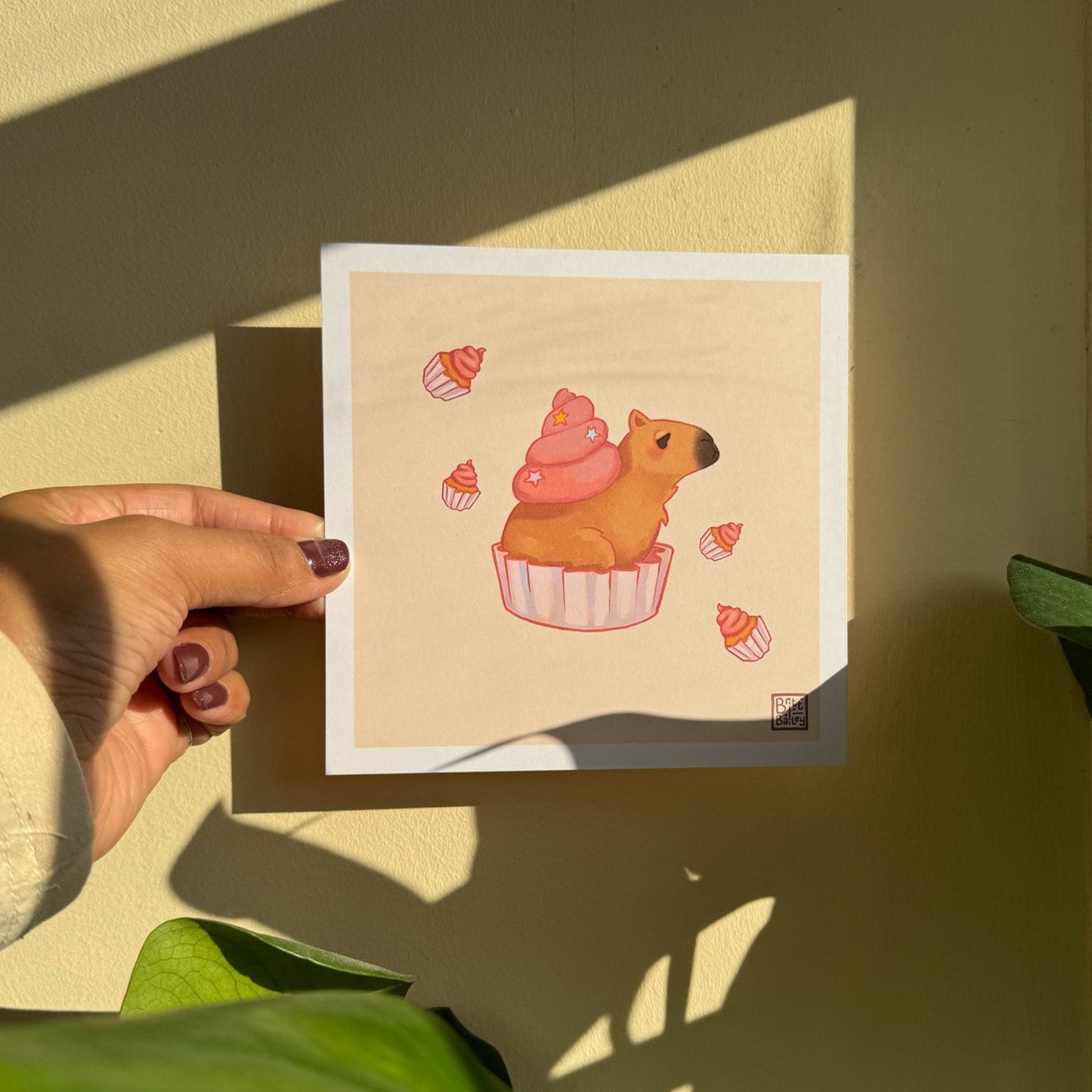 Snackybara Cupcake Postcard