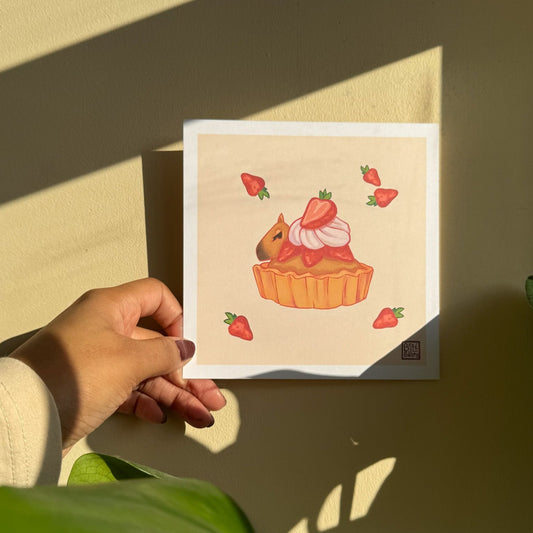 Snackybara Tart Postcard