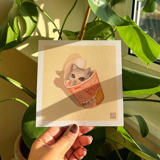 Spicy-Carbo Cat Postcard