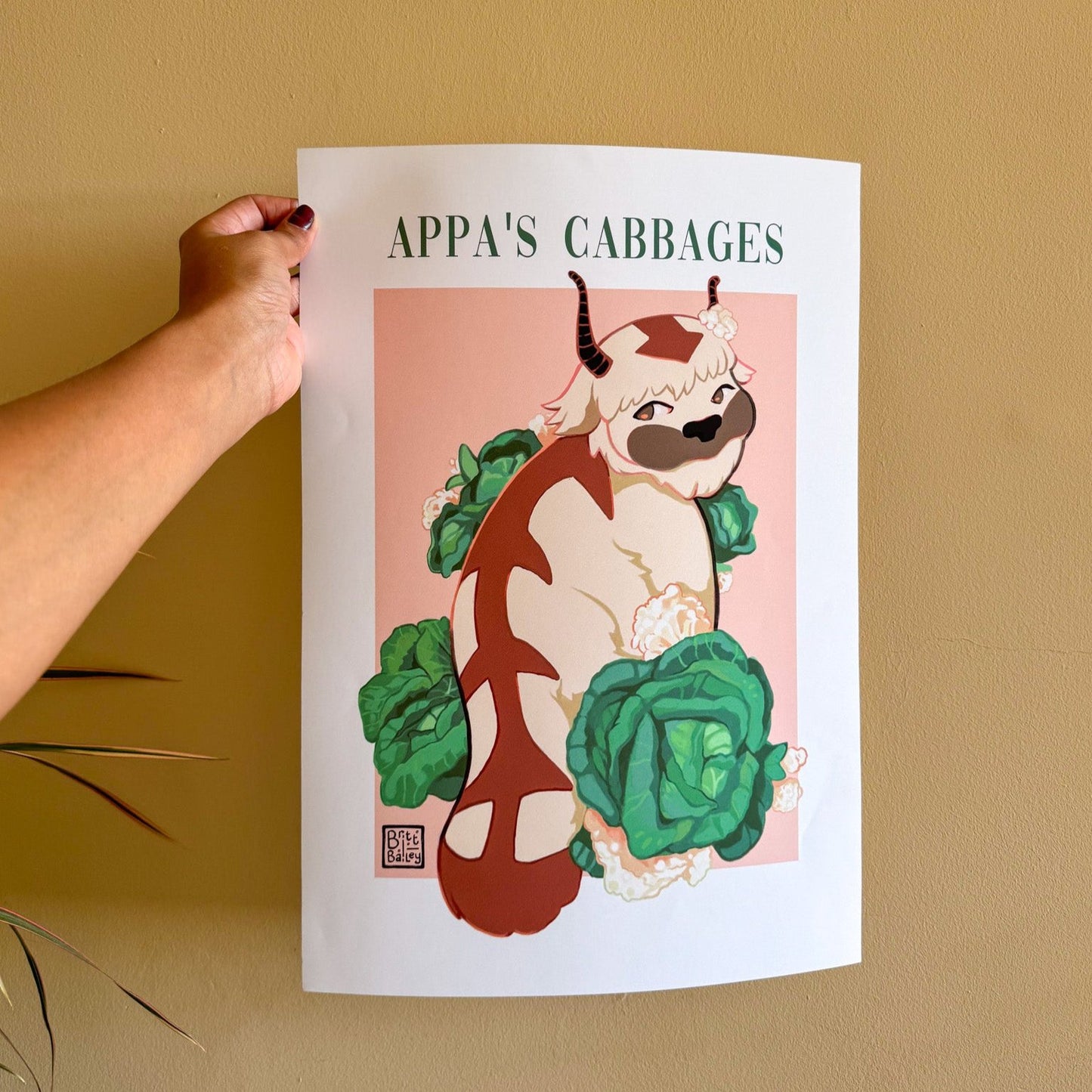 Appa's Cabbages Art Print