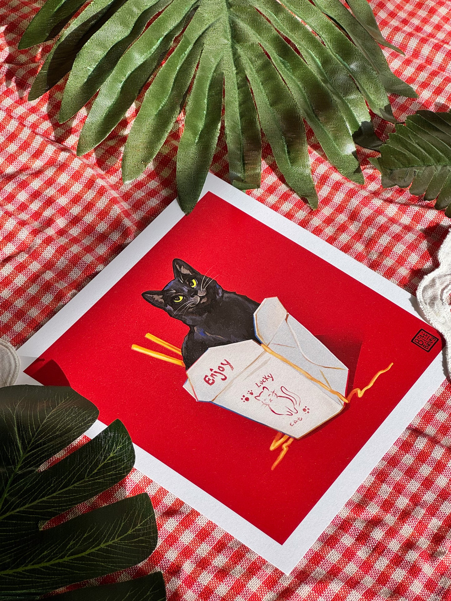 Lucky Cat Print