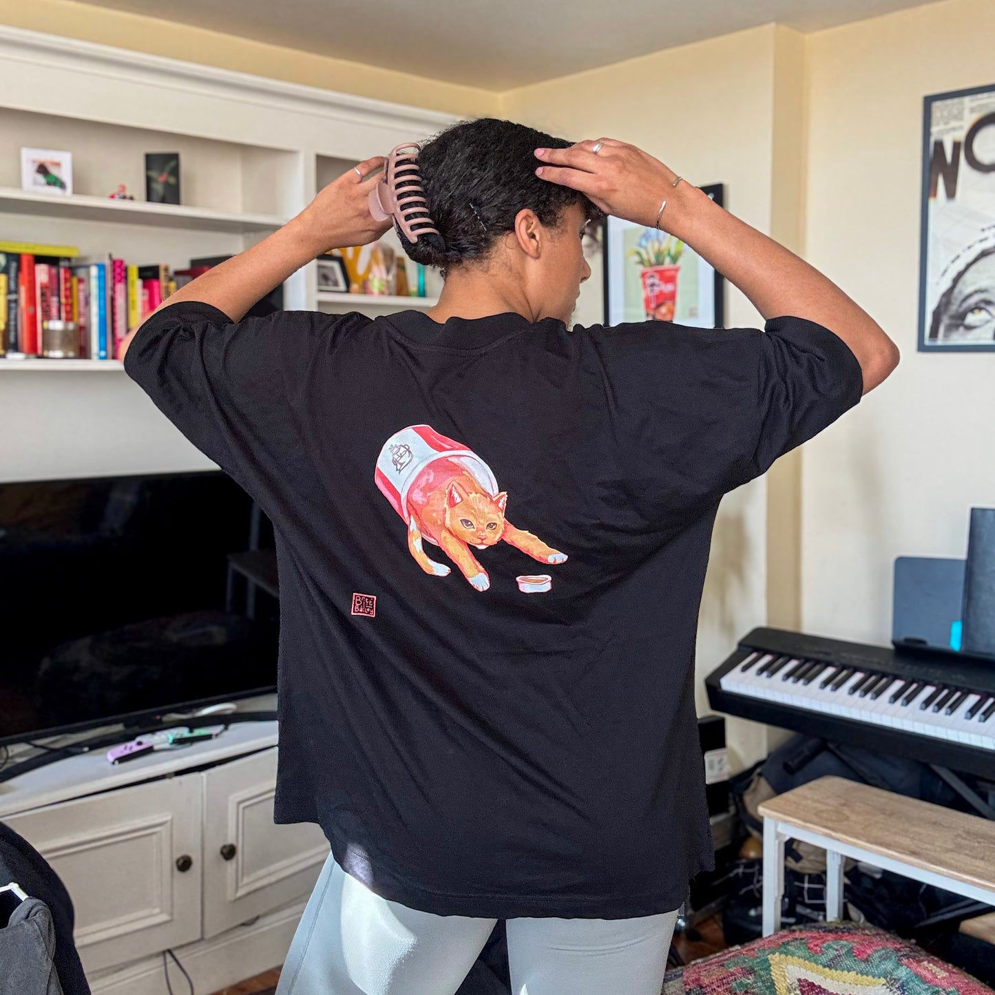 Fried Chicken Cat T-Shirt