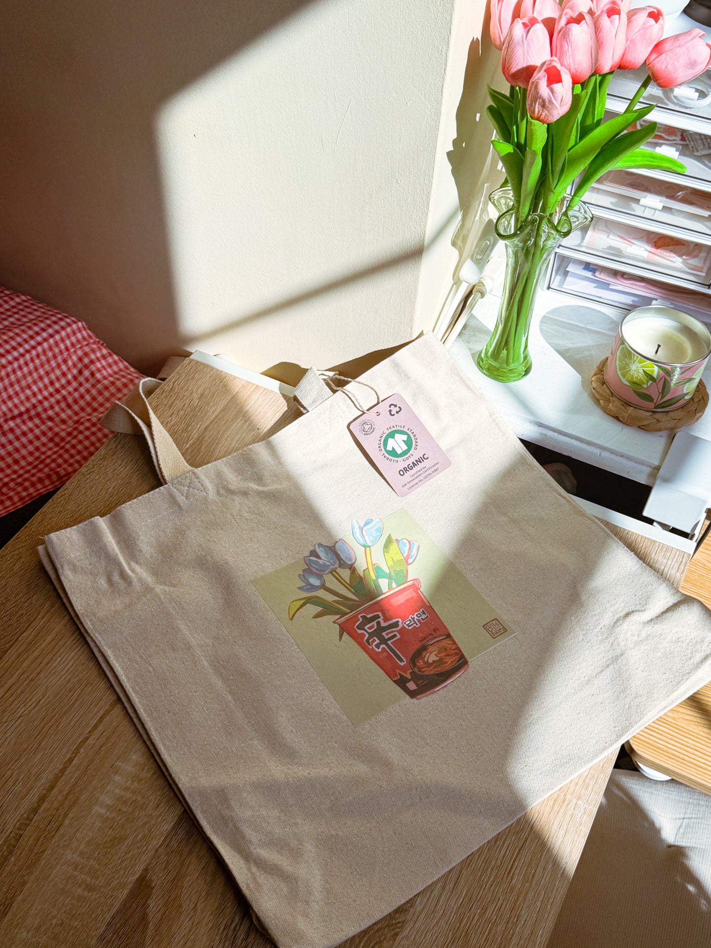 Tulip Ramyun Tote Bag