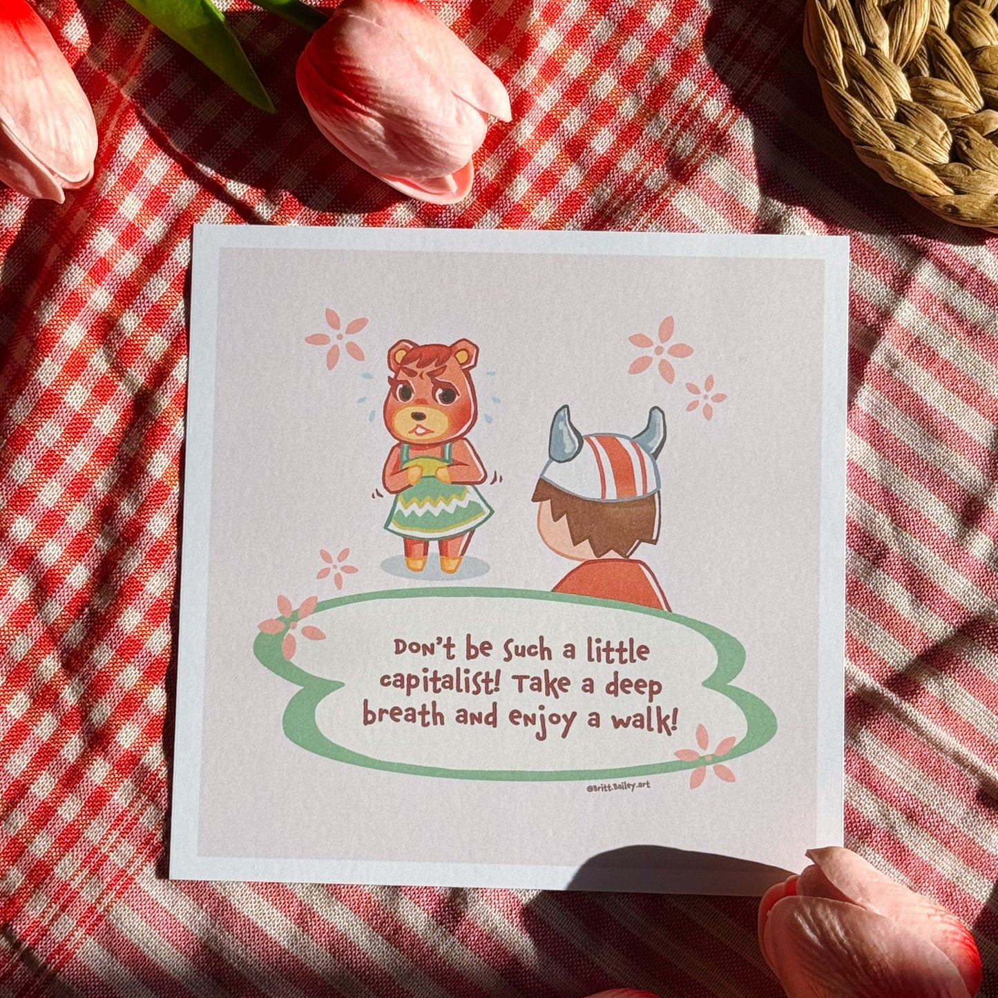 Animal Capitalist Postcard